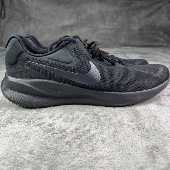 Nike Revolution 7 Shoes Mens Size 12 Triple Black Athletic Sneakers Trainers New